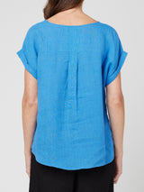 TALIA LINEN TOP