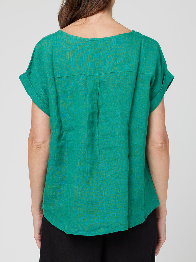 TALIA LINEN TOP