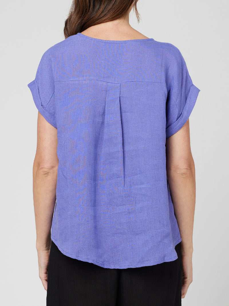 TALIA LINEN TOP