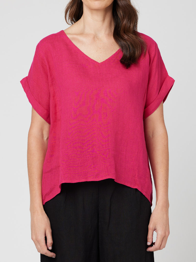 TALIA LINEN TOP