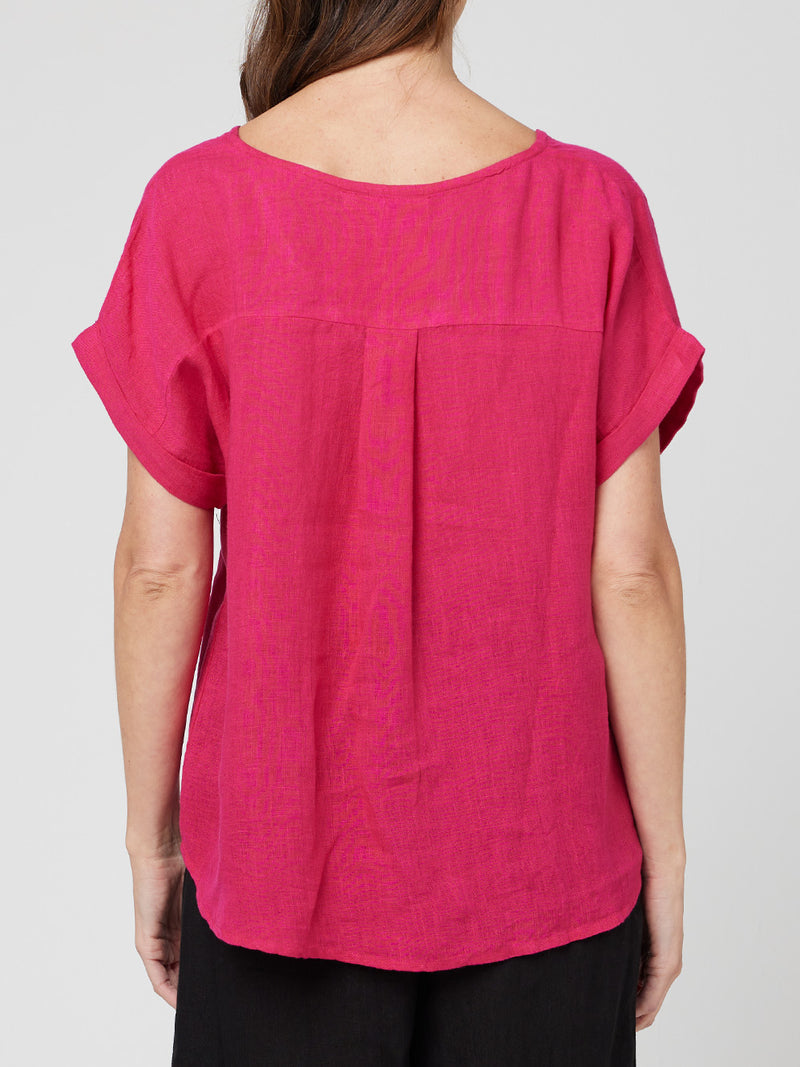 TALIA LINEN TOP