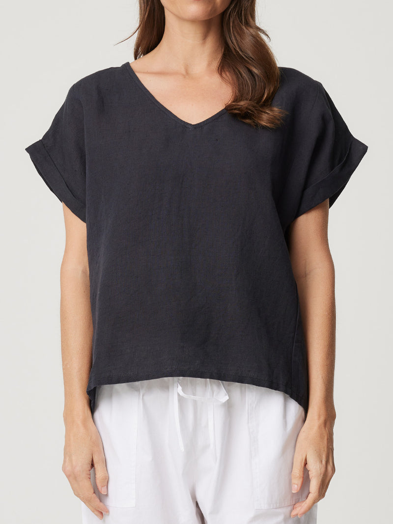 TALIA LINEN TOP