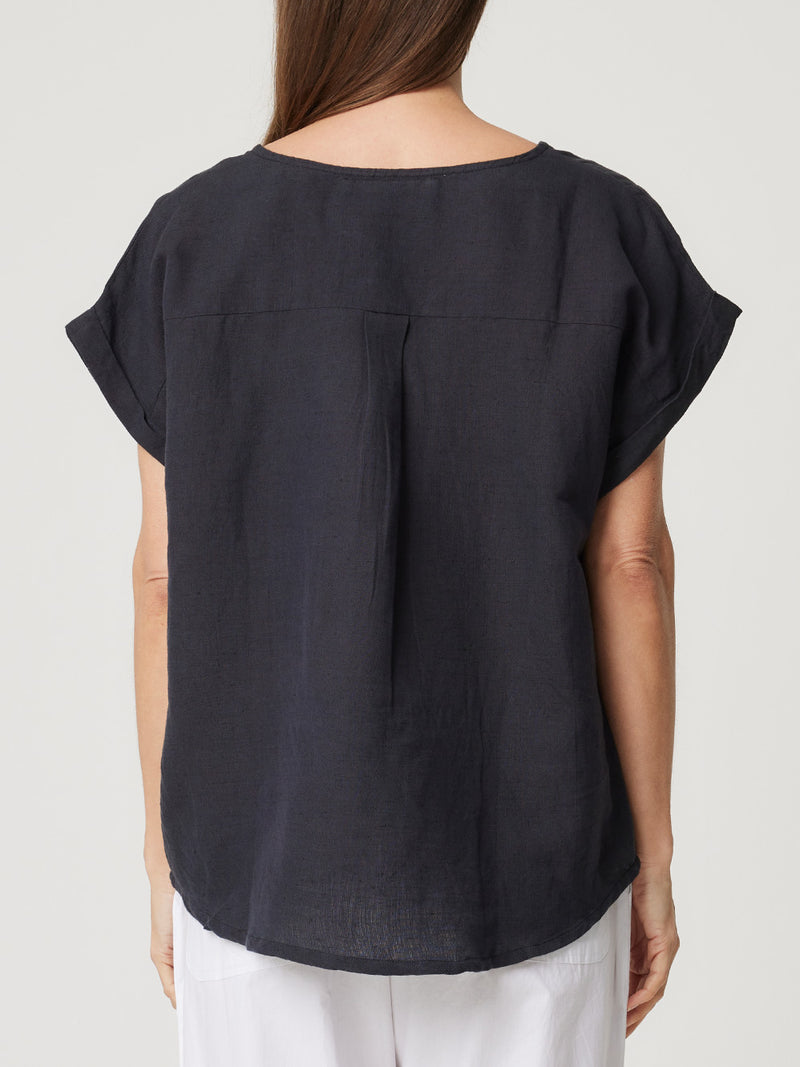 TALIA LINEN TOP