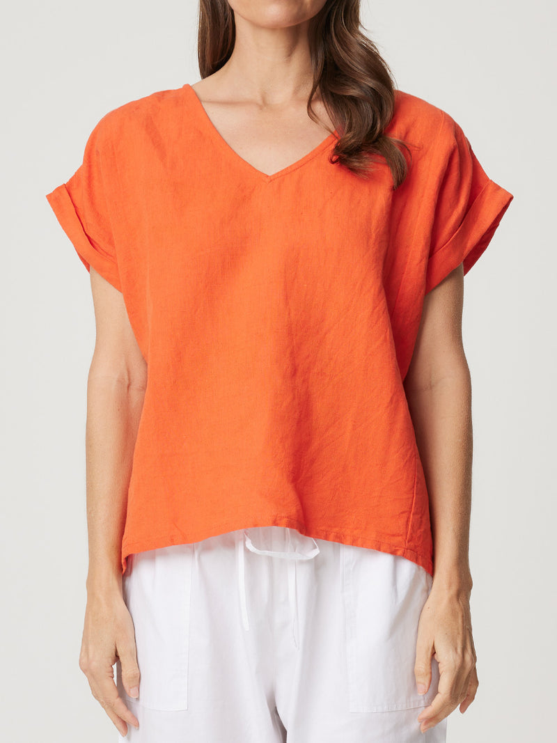 TALIA LINEN TOP