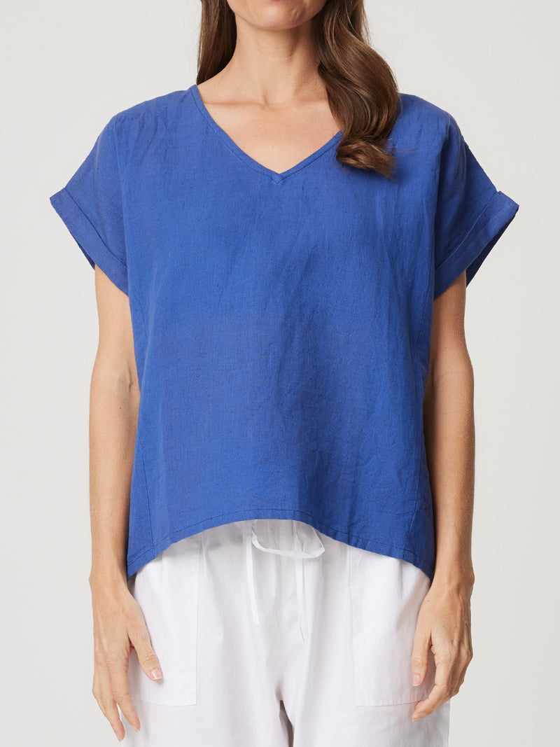 TALIA LINEN TOP