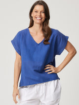 TALIA LINEN TOP