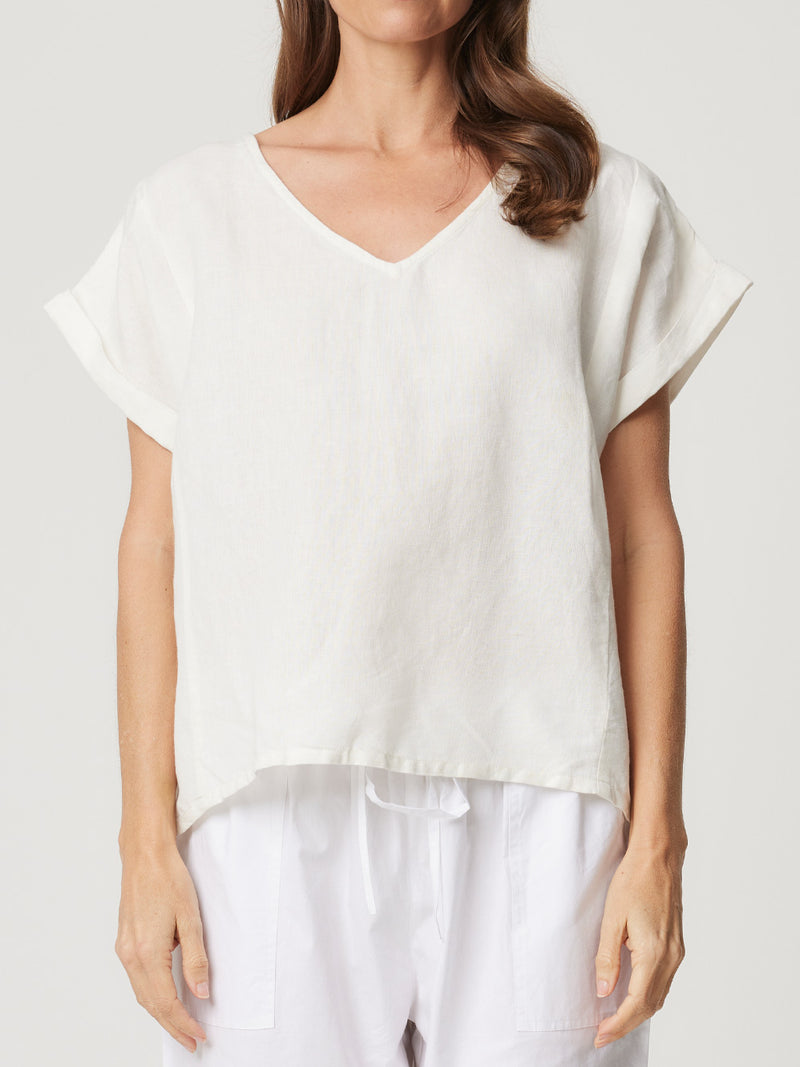 TALIA LINEN TOP