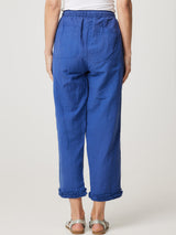 CAPRI RUFFLE LINEN PANT