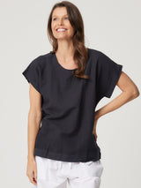 VICKY LINEN TOP