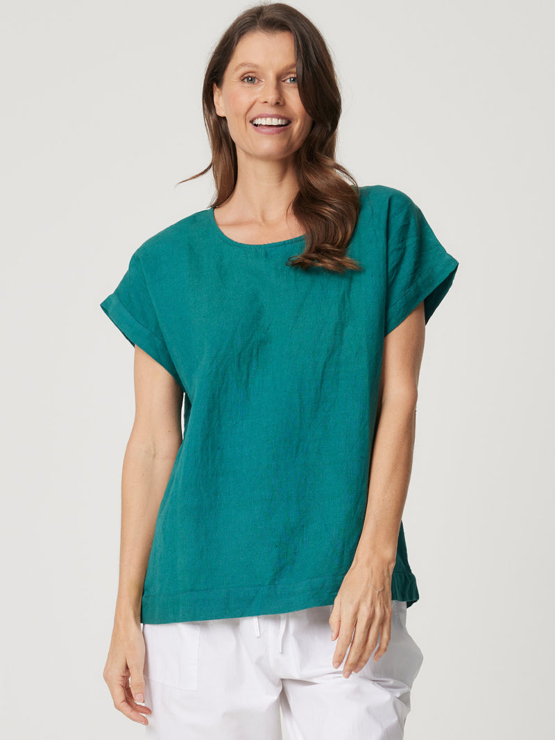 VICKY LINEN TOP