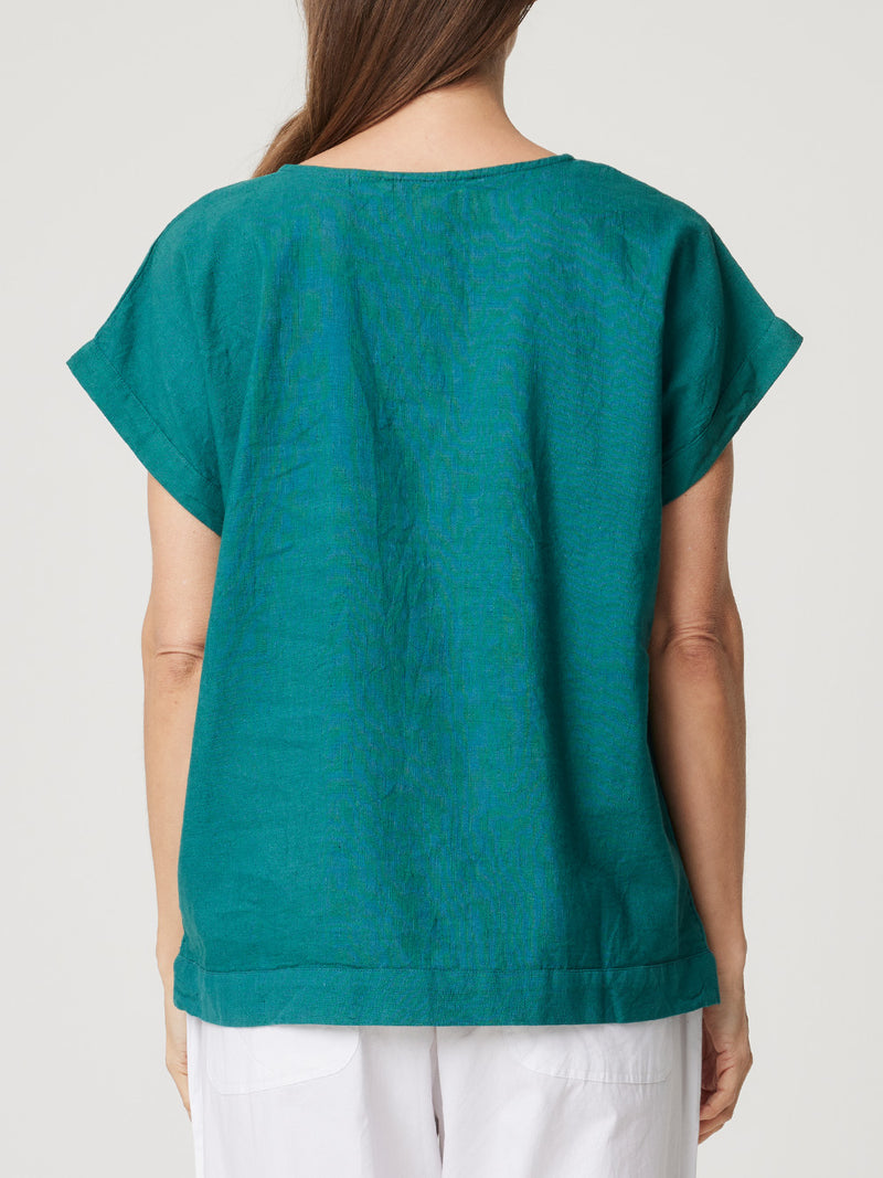 VICKY LINEN TOP