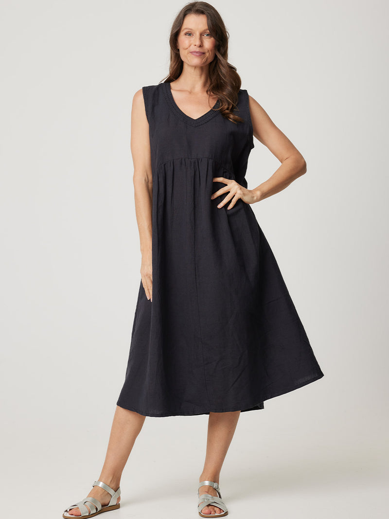 SAVITA LINEN DRESS