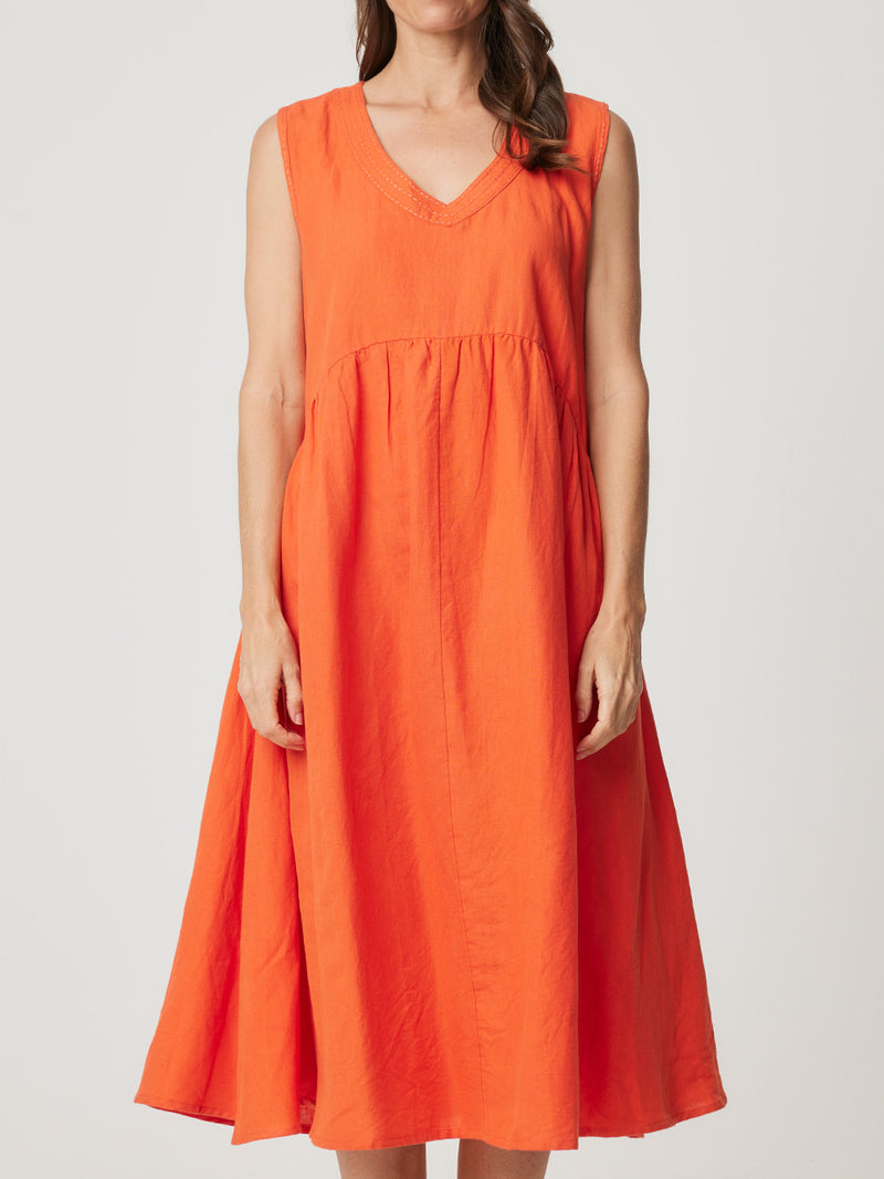 SAVITA LINEN DRESS