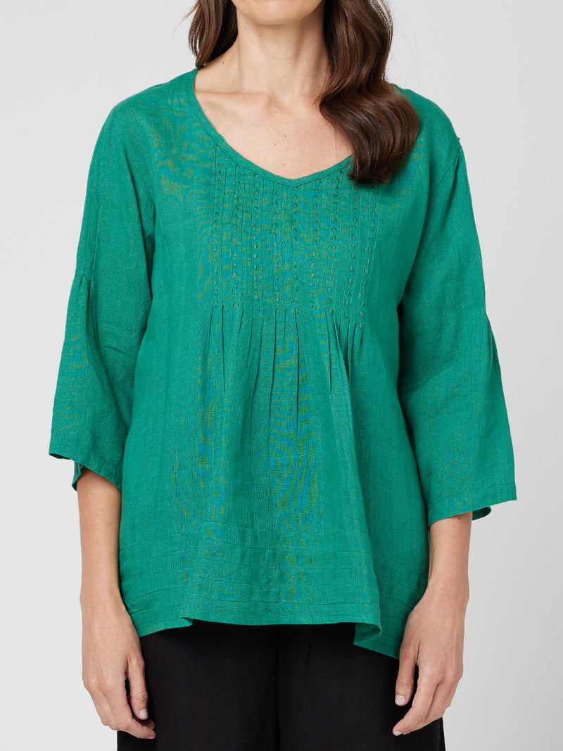 SALLY LINEN TOP