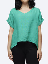 TALIA LINEN TOP