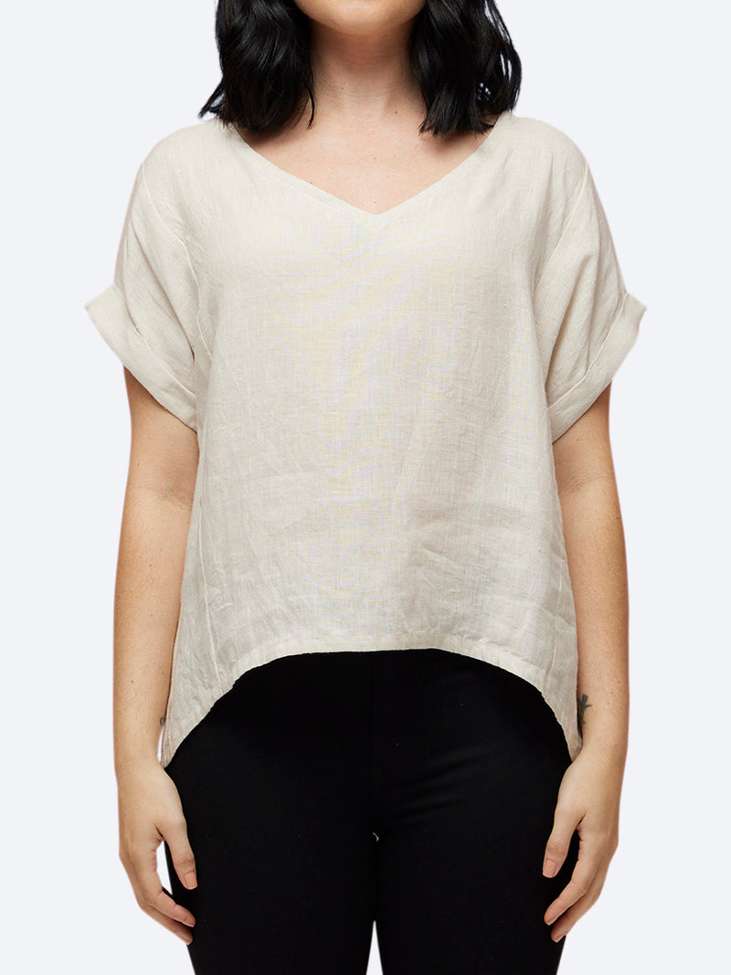 TALIA LINEN TOP