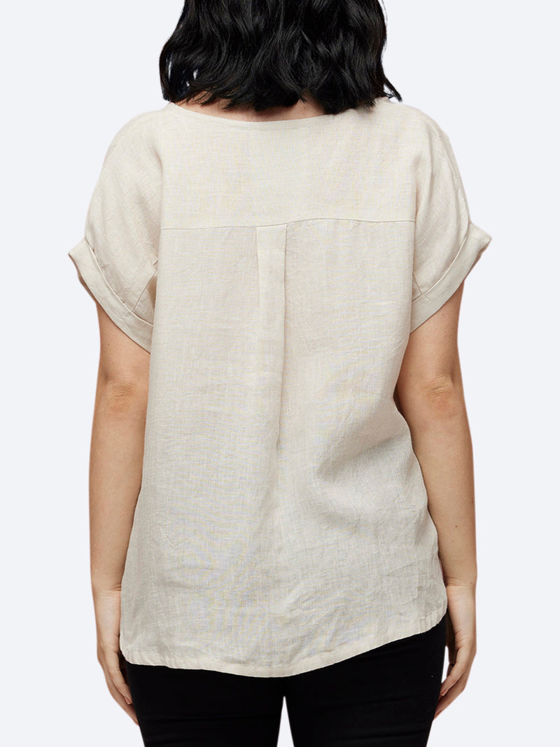 TALIA LINEN TOP