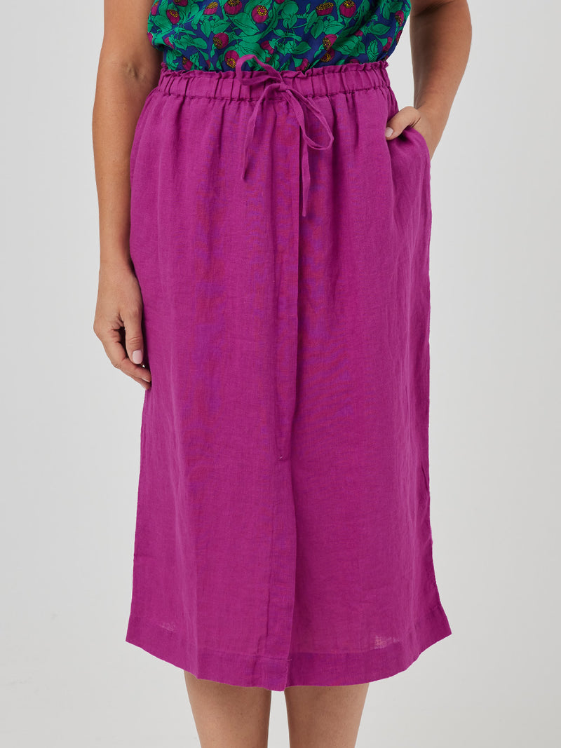 CAROLINE LINEN SKIRT